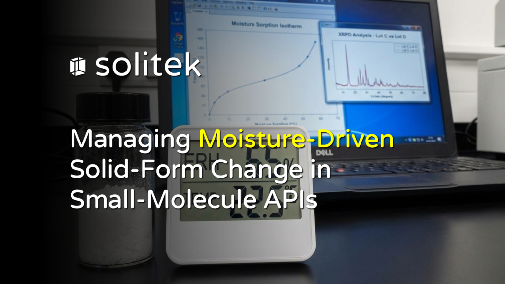 Meta title: Water Activity & Hydrates/Solvates in API Development Meta description: Learn how water activity (aw) drives hydrate/solvate form change in APIs—and how to control risk from crystallization to storage and specs.